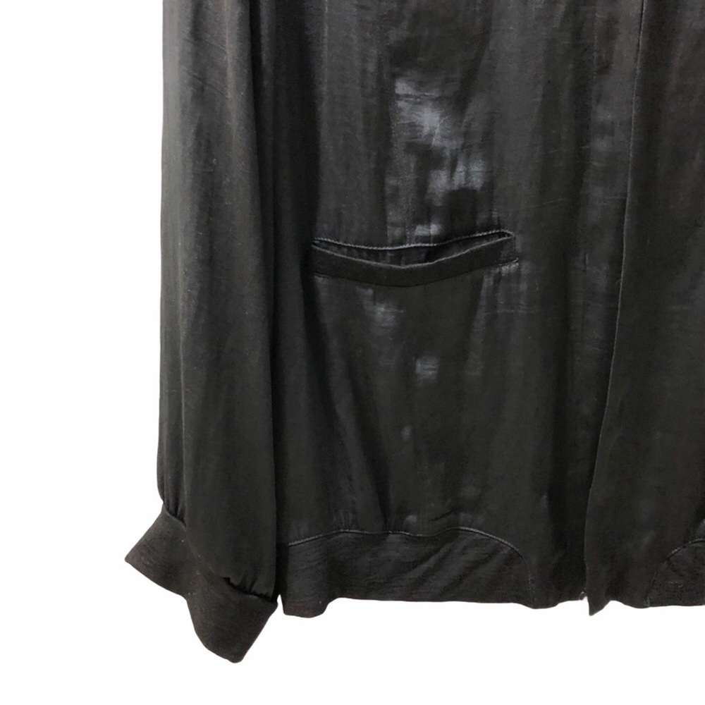 Cotelac Blazer Jacket Black Open Front Size XXL Blazer Coatigan - Picture 6 of 10